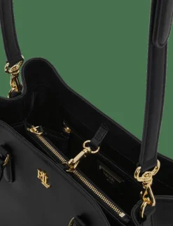 Lauren Ralph Lauren Leather Small Marcy Satchel - Axelremsväskor|Kvinnor Axelremsväskor