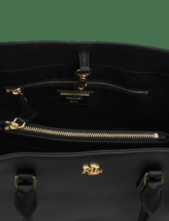 Lauren Ralph Lauren Leather Small Marcy Satchel - Axelremsväskor|Kvinnor Axelremsväskor