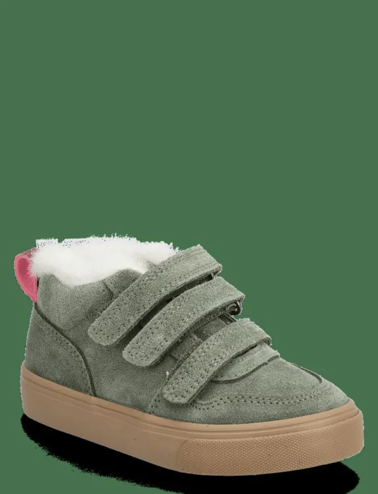 Barn Mango Vinterstövlar|Leather trainers with fleece - Vinterstövlar