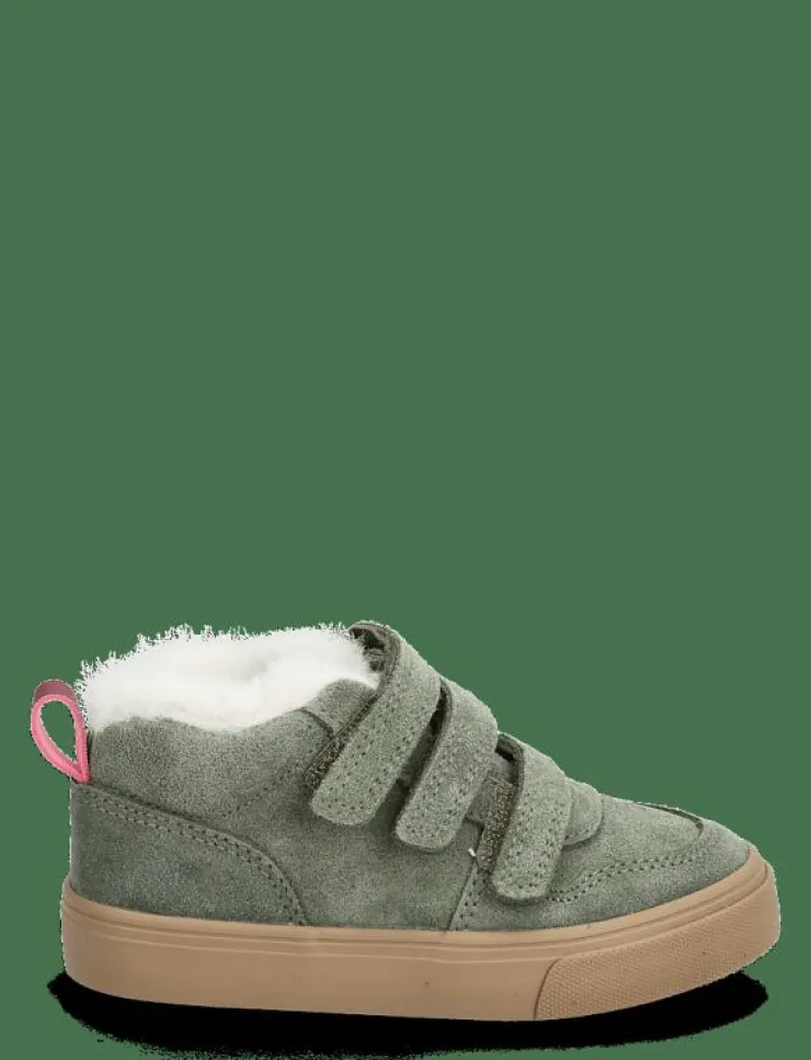 Barn Mango Vinterstövlar|Leather trainers with fleece - Vinterstövlar