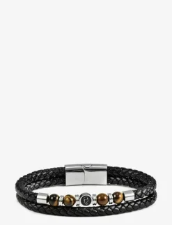 edd. Smycken|Leather/Beads Combo Bracelet - Armband