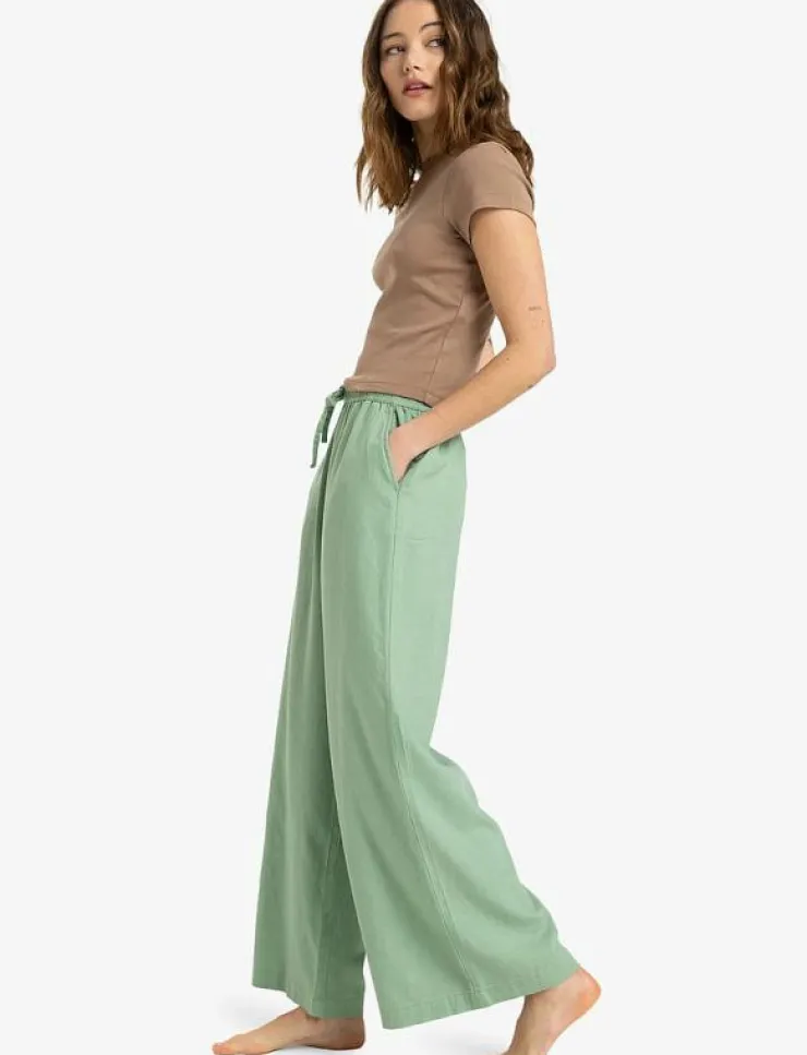 Kvinnor Roxy Byxor|LEKEITIO BREAK MID PANT - Casual byxor