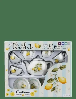Barbo Toys Lemon 12 pcs porcelain tea set - Leksakskök & Tillbehör|Barn Leksakskök & Tillbehör