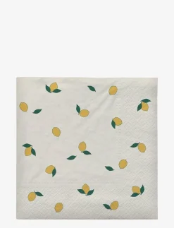 Broste Copenhagen Kökstextilier|Textilier|Lemon Paper Napkin - Servetter