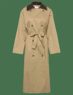 Kvinnor Noella Plus Size & Curvy|Jackor & Kappor|Leone Coat - Trenchcoats