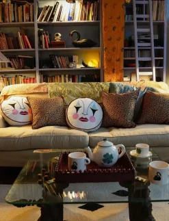 Anna + Nina Kuddar & Filtar|Leopard Cushion - Kuddar