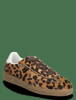 Barn Mango Sneakers|Leopard leather sneakers - Låga sneakers