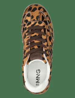 Barn Mango Sneakers|Leopard leather sneakers - Låga sneakers