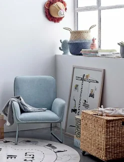 Bloomingville Leopold Rug, Nature, Cotton - Runda mattor|Barn Inredning|Inredning
