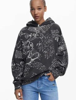 Desigual LETTERS MICKEY - Huvtröjor|Kvinnor Sweatshirts