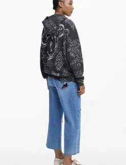 Desigual LETTERS MICKEY - Huvtröjor|Kvinnor Sweatshirts