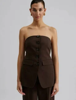 Kvinnor Malina Kavajer|Lex tailored bustier top - Långärmade t-shirts