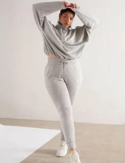 Kvinnor aim´n Byxor|Mjukisbyxor|Melange Comfy Sweatpants - Sweatpants