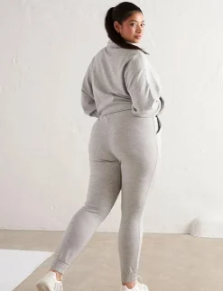 Kvinnor aim´n Byxor|Mjukisbyxor|Melange Comfy Sweatpants - Sweatpants
