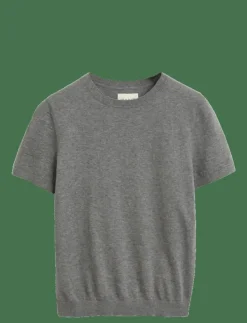 GANT LIGHT KNIT SS C-NECK - T-shirts|Kvinnor T-Shirts & Toppar