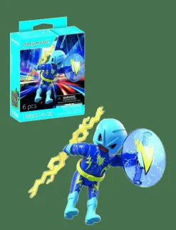 PLAYMOBIL Lightning Super Hero - Actionfigur|Barn Leksaksset & Leksaksfigurer|Playmobil Leksaker
