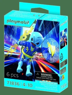 PLAYMOBIL Lightning Super Hero - Actionfigur|Barn Leksaksset & Leksaksfigurer|Playmobil Leksaker