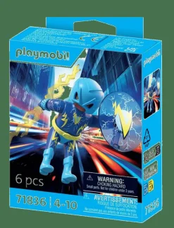 PLAYMOBIL Lightning Super Hero - Actionfigur|Barn Leksaksset & Leksaksfigurer|Playmobil Leksaker