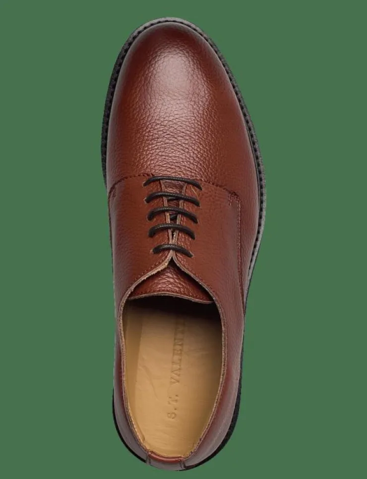 S.T. VALENTIN Finskor|Lightweight Derby - Grained leather - Derbyskor