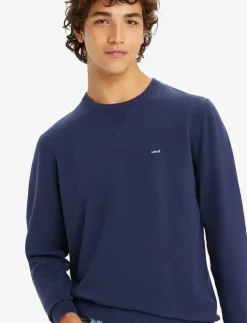 Levi's® Stickat|LIGHTWEIGHT HM SWEATER NAVAL A - Rundhalsad