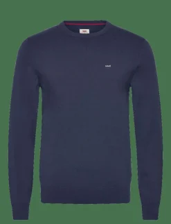 Levi's® Stickat|LIGHTWEIGHT HM SWEATER NAVAL A - Rundhalsad
