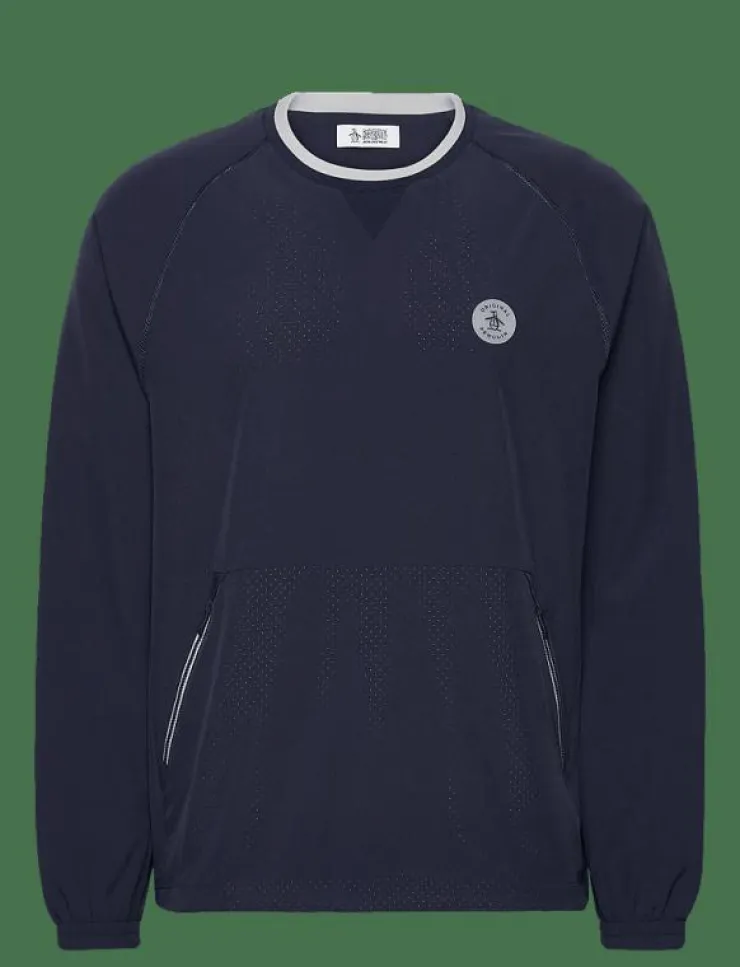 Original Penguin Golf Lightweight Ventilated Crew Neck Jacket - Sportjackor| Jackor