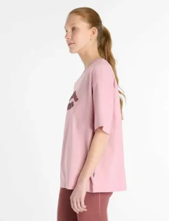 Kvinnor New Balance Toppar & T-Shirts|Linear Heritage Oversized T-Shirt - T-Shirts