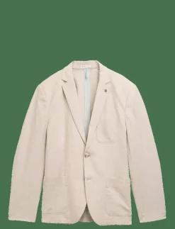 Tom Tailor linen blazer - Enkelknäppta kavajer| Kostymer & Kavajer