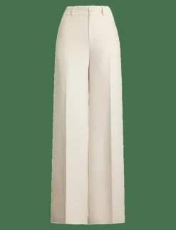 Lauren Ralph Lauren Linen-Blend Twill Wide-Leg Pant - Vida byxor|Kvinnor Byxor