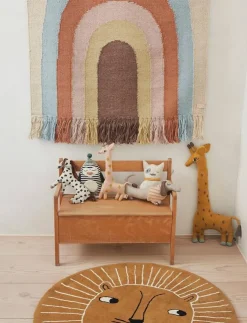 Barn OYOY MINI Inredning|Inredning|Lion Rug - Runda mattor