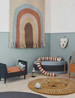 Barn OYOY MINI Inredning|Inredning|Lion Rug - Runda mattor