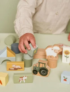 Little Dutch - Building Blocks Little Farm - Byggklossar|Barn Klossar & Byggsatser