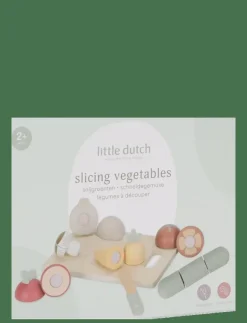 Barn Little Dutch Leksakskök & Tillbehör|- Cutting vegetables FSC - Leksaksmat & Leksakstårtor
