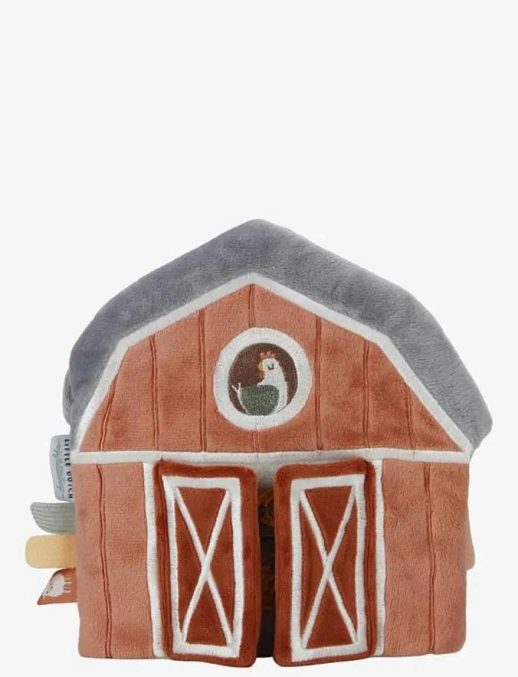 Barn Little Dutch Babyleksaker|Babyleksaker|- Soft activity book Little Farm - Interaktiva leksaker