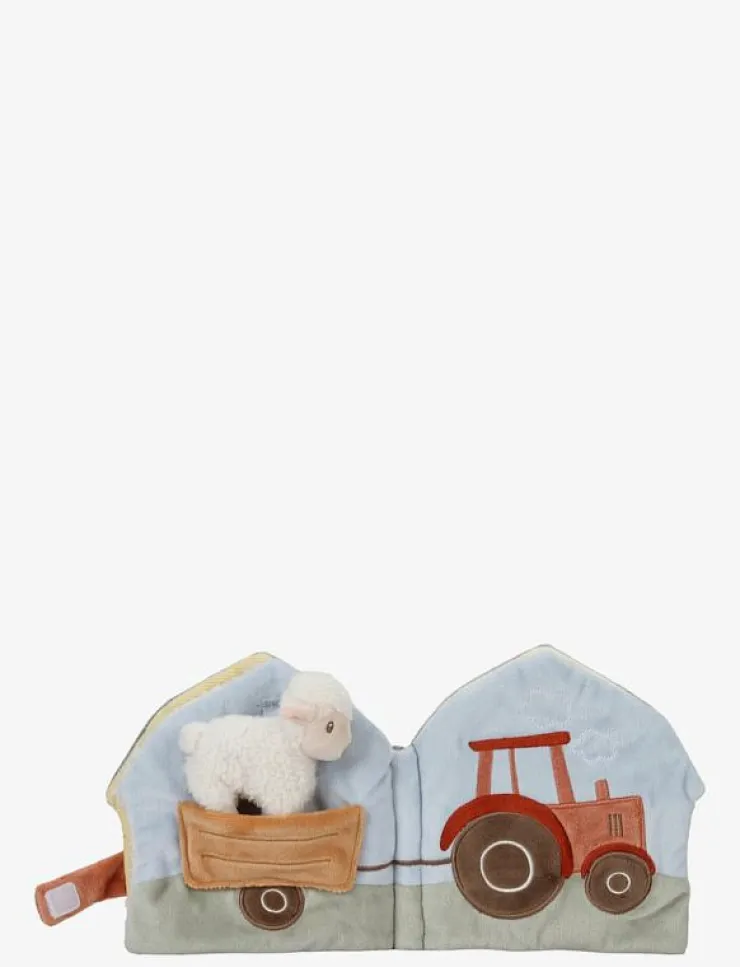 Barn Little Dutch Babyleksaker|Babyleksaker|- Soft activity book Little Farm - Interaktiva leksaker
