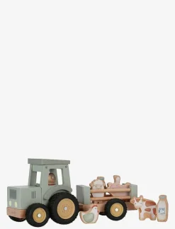 Barn Little Dutch Leksaksset & Leksaksfigurer|- Tractor with trailer Little Farm - Traktorer