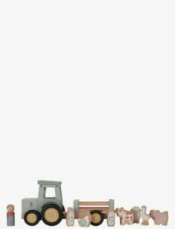 Barn Little Dutch Leksaksset & Leksaksfigurer|- Tractor with trailer Little Farm - Traktorer