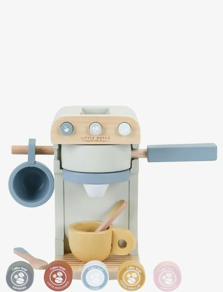 Barn Little Dutch Leksakskök & Tillbehör|- Wooden Coffee machine - Leksakskök & Tillbehör