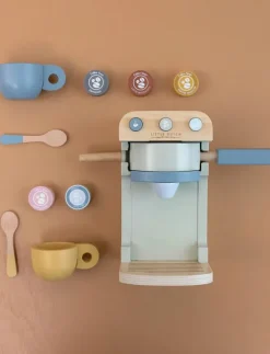 Barn Little Dutch Leksakskök & Tillbehör|- Wooden Coffee machine - Leksakskök & Tillbehör