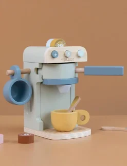 Barn Little Dutch Leksakskök & Tillbehör|- Wooden Coffee machine - Leksakskök & Tillbehör