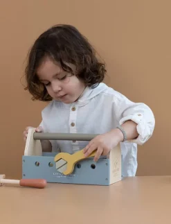 Little Dutch - Wooden Toolbox - Leksaksverktyg|Barn Rollspel