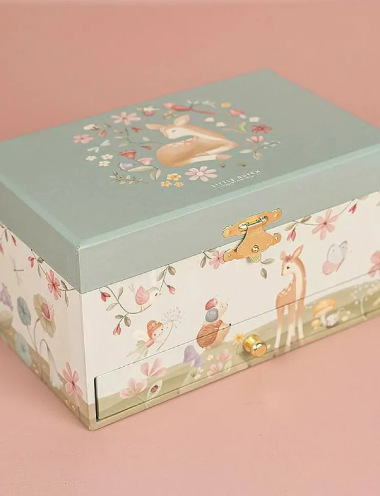 Barn Little Dutch Smycken|Jewellerybox Deer Forest Friends - Smyckeskrin