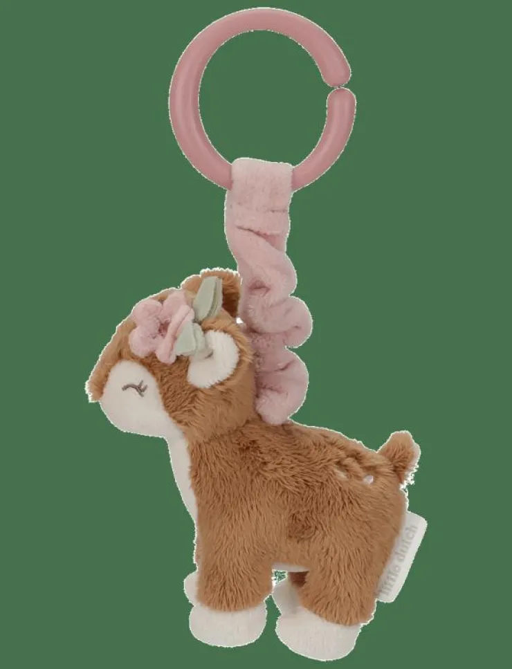 Barn Little Dutch Barnvagnar & Tillbehör|Pull-and-Shake Deer Fairy Garden - Leksak för barnvagnen