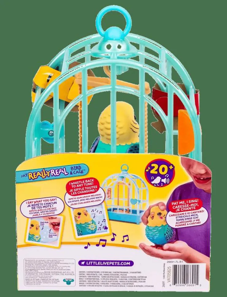 Little Live Pets MY REALLY REAL BIRD & CAGE INDIE - Interaktivt djur|Barn Interaktiva Djur Och Robotar
