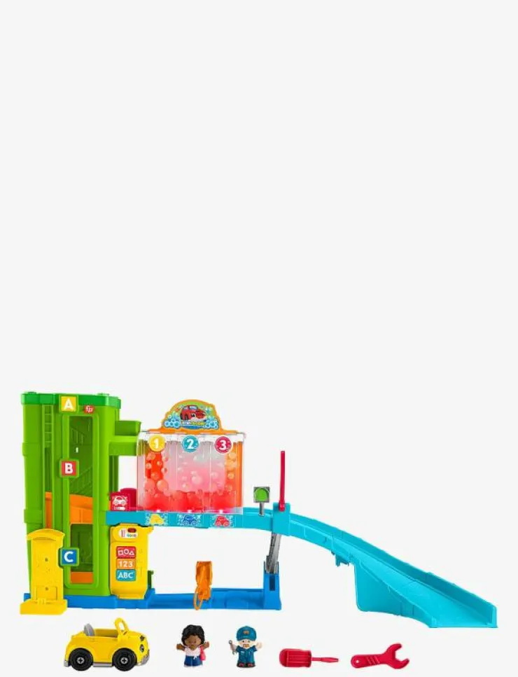 Barn Fisher-Price Leksaksfordon & Bilar|Leksaksset & Leksaksfigurer|LITTLE PEOPLE LP SS Car Center- NORDICS - Lekset