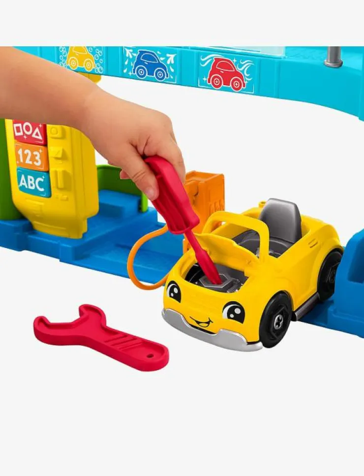 Barn Fisher-Price Leksaksfordon & Bilar|Leksaksset & Leksaksfigurer|LITTLE PEOPLE LP SS Car Center- NORDICS - Lekset