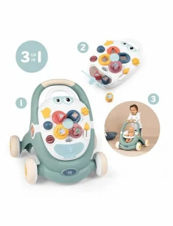 Smoby Little 3 IN 1 TROTTY WALKER - Lära-gå-vagnar|Barn Babyleksaker|Babyleksaker
