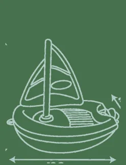 Barn Smoby Bad- & Vattenleksaker|Leksaksfordon & Bilar|Little Sailing Boat - Båtar