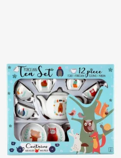 Barn Barbo Toys Leksakskök & Tillbehör|Little Woodies - 12 pcs porcelain tea set - Leksakskök & Tillbehör