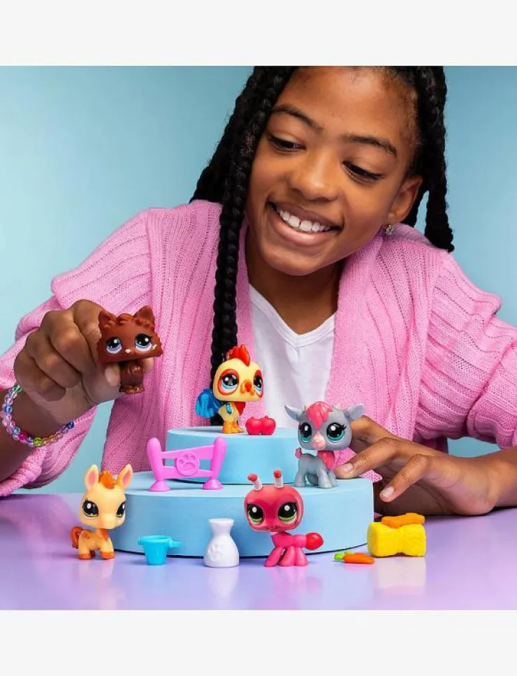 Barn Littlest Pet Shop Leksaksset & Leksaksfigurer|FARM BESTIES COLLECTORS 5 PK - Lekset
